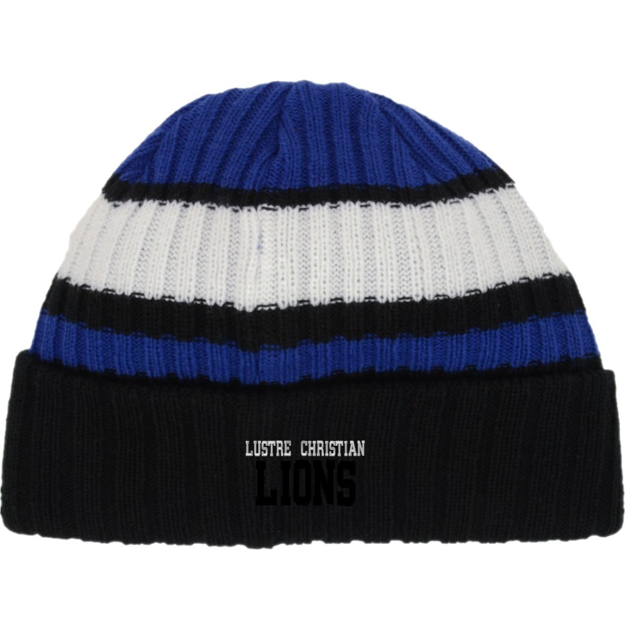 LUSTRE CHRISTIAN HIGH SCHOOL LIONS <span class="pdp-name-mascot">LUSTRE CHRISTIAN LIONS</span> New Era Ribbed Tailgate Beanie