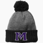 Panther Locker Spirit Wear Store <span class="pdp-name-mascot">THE MASTERS PANTHERS</span> New Era Colorblock Cuffed Beanie Front Thumbnail
