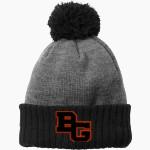 Beech Grove Hornets New Era Colorblock Cuffed Beanie Front Thumbnail