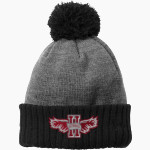 Hoboken Redwings <span class="pdp-name-mascot">Hoboken Redwings</span> New Era Colorblock Cuffed Beanie Front Thumbnail