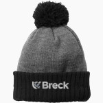 Breck Mustangs New Era Colorblock Cuffed Beanie Front Thumbnail