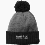 BARTLE Dolphins <span class="pdp-name-mascot">BARTLE ELEMENTARY SCHOOL Dolphins</span> New Era Colorblock Cuffed Beanie Front Thumbnail