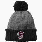 LONG BEACH HIGH SCHOOL BEARCATS <span class="pdp-name-mascot">LONG BEACH BEARCATS</span> New Era Colorblock Cuffed Beanie Front Thumbnail