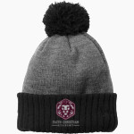 FAITH CHRISTIAN ACADEMY LIONS <span class="pdp-name-mascot">FAITH LIONS</span> New Era Colorblock Cuffed Beanie Front Thumbnail
