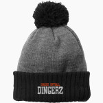 Dingerz Softball Dingerz <span class="pdp-name-mascot">Dingerz Softball Dingerz</span> New Era Colorblock Cuffed Beanie Front Thumbnail