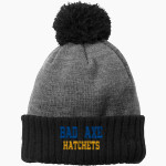 BAD AXE HIGH SCHOOL HATCHETS <span class="pdp-name-mascot">BAD AXE HATCHETS</span> New Era Colorblock Cuffed Beanie Front Thumbnail