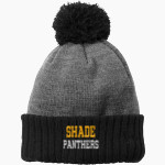 SHADE HIGH SCHOOL PANTHERS New Era Colorblock Cuffed Beanie Front Thumbnail