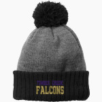 TIMBER CREEK HIGH SCHOOL FALCONS New Era Colorblock Cuffed Beanie Front Thumbnail