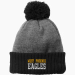WEST PHOENIX HIGH SCHOOL EAGLES <span class="pdp-name-mascot">WEST PHOENIX EAGLES</span> New Era Colorblock Cuffed Beanie Front Thumbnail