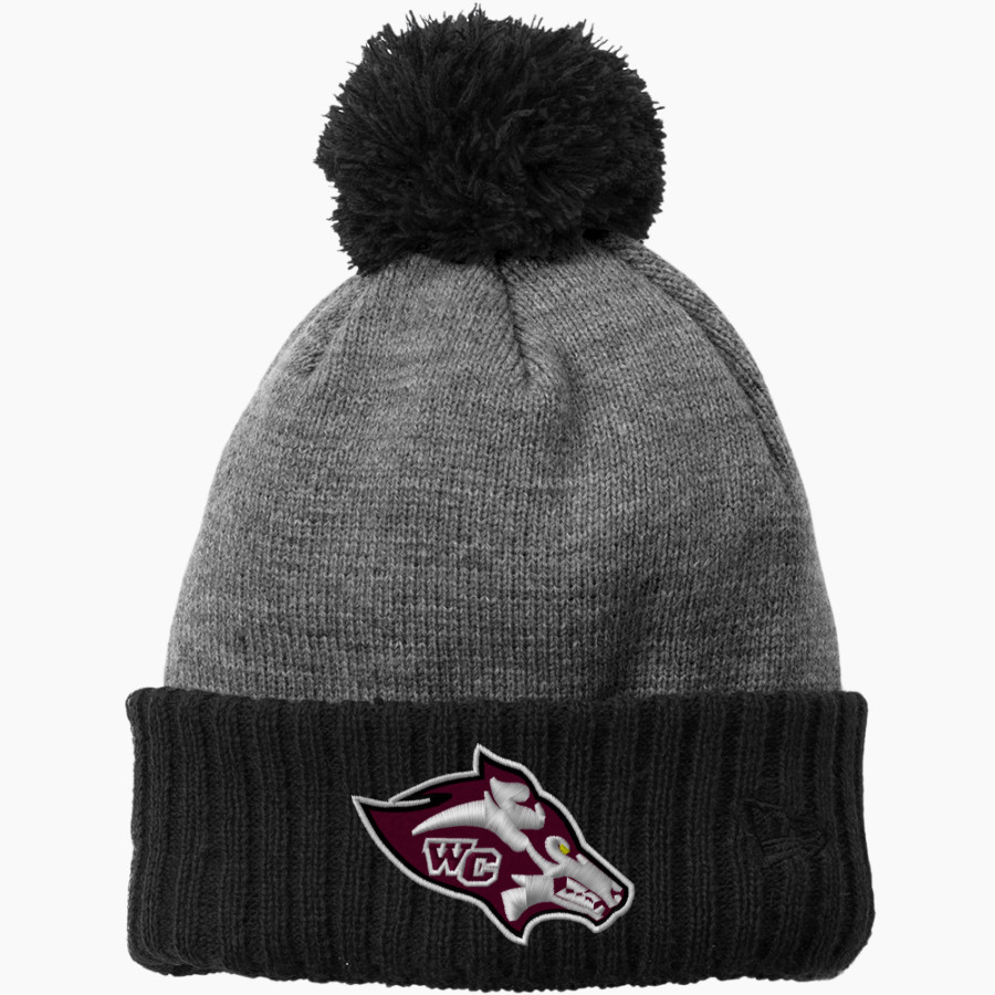 WATFORD CITY HIGH SCHOOL WOLVES New Era Colorblock Cuffed Beanie