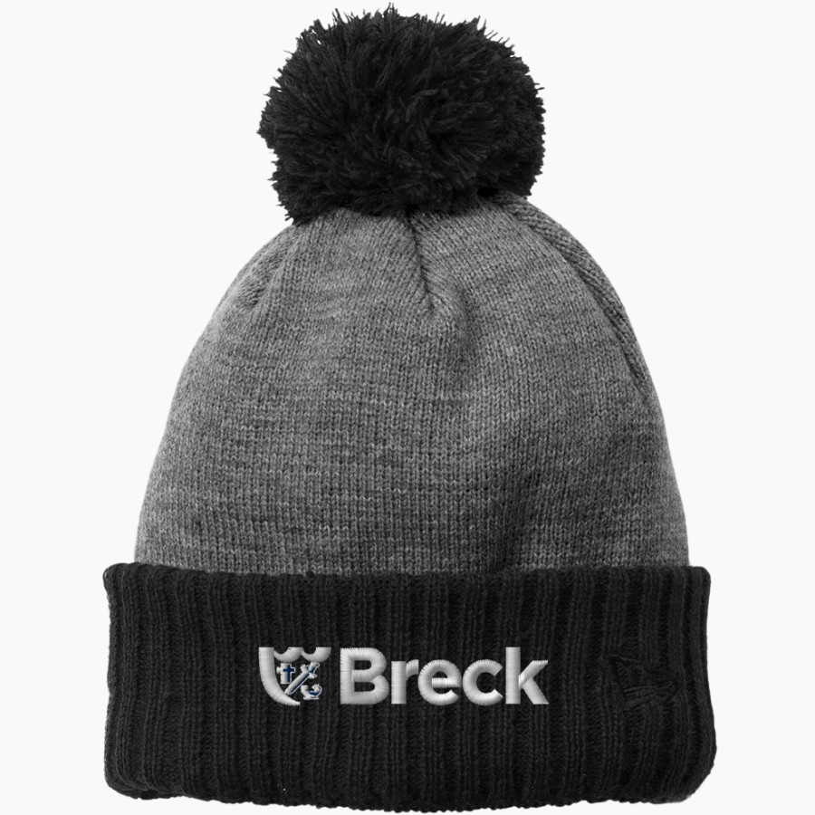 Breck Mustangs New Era Colorblock Cuffed Beanie