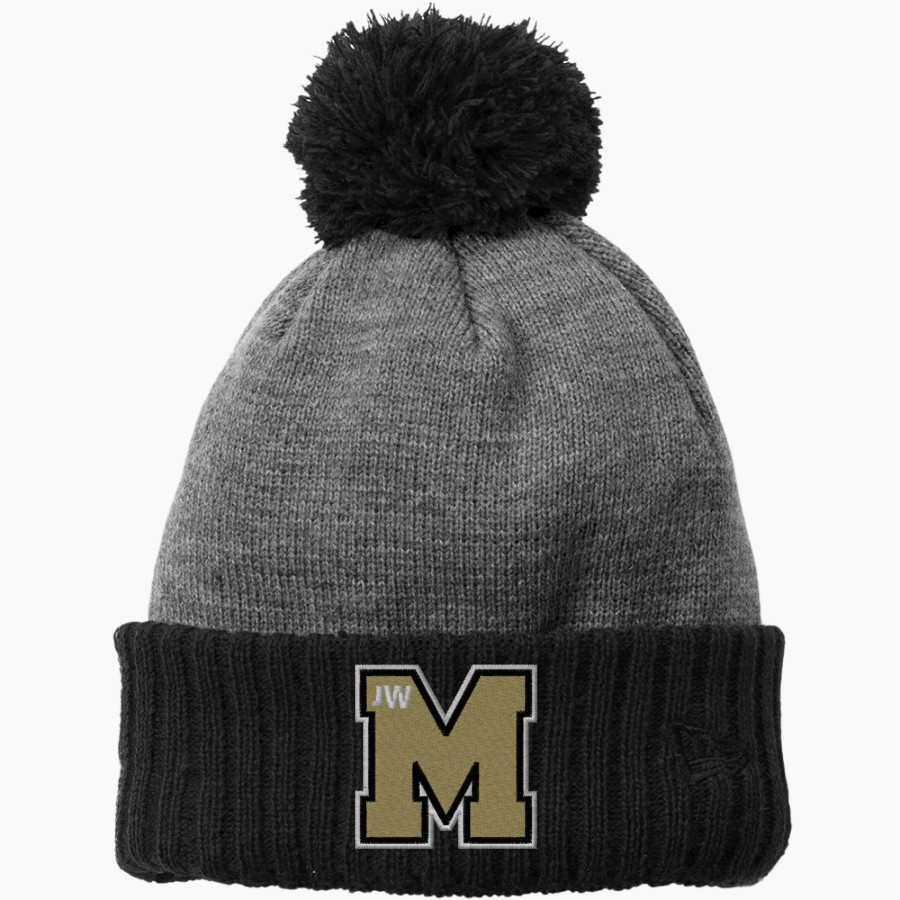 J W MITCHELL HIGH SCHOOL MUSTANGS New Era Colorblock Cuffed Beanie