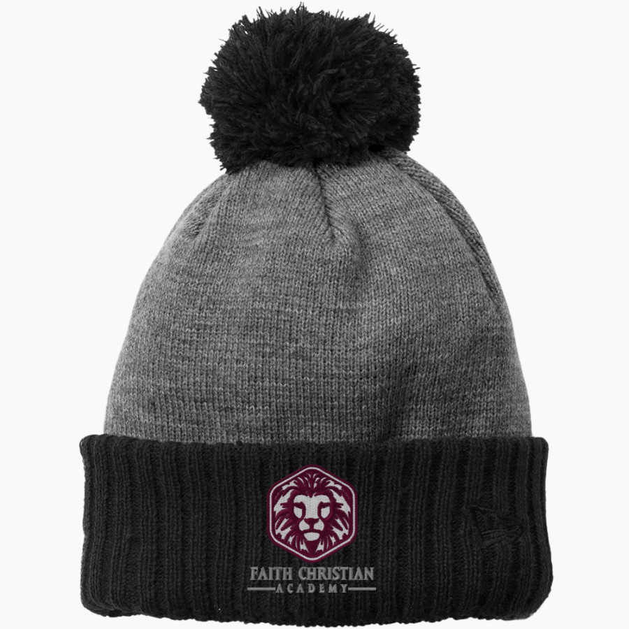 FAITH CHRISTIAN ACADEMY LIONS <span class="pdp-name-mascot">FAITH LIONS</span> New Era Colorblock Cuffed Beanie