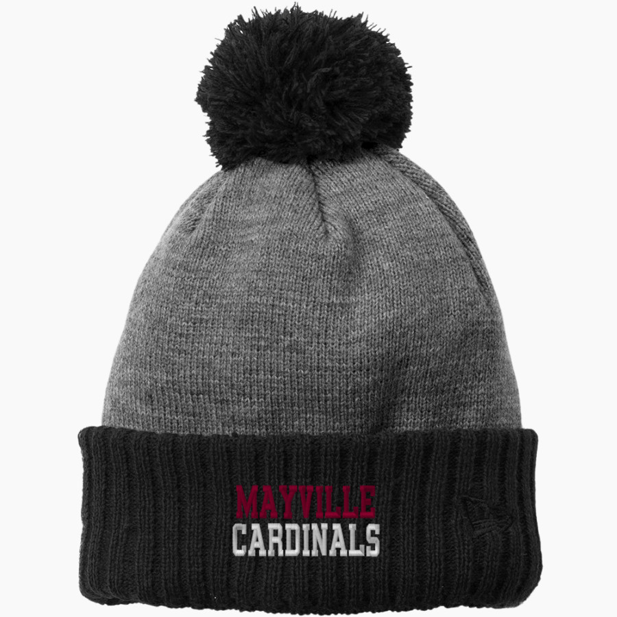 MAYVILLE HIGH SCHOOL CARDINALS <span class="pdp-name-mascot">MAYVILLE CARDINALS</span> New Era Colorblock Cuffed Beanie