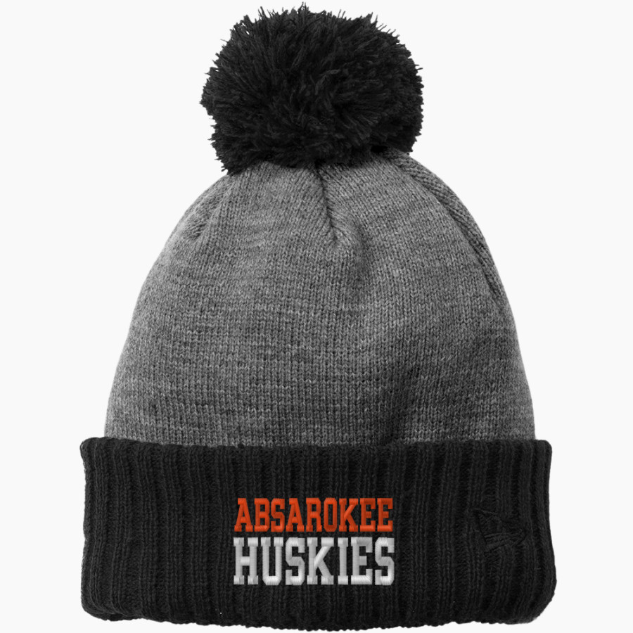 ABSAROKEE HIGH SCHOOL HUSKIES <span class="pdp-name-mascot">ABSAROKEE HUSKIES</span> New Era Colorblock Cuffed Beanie