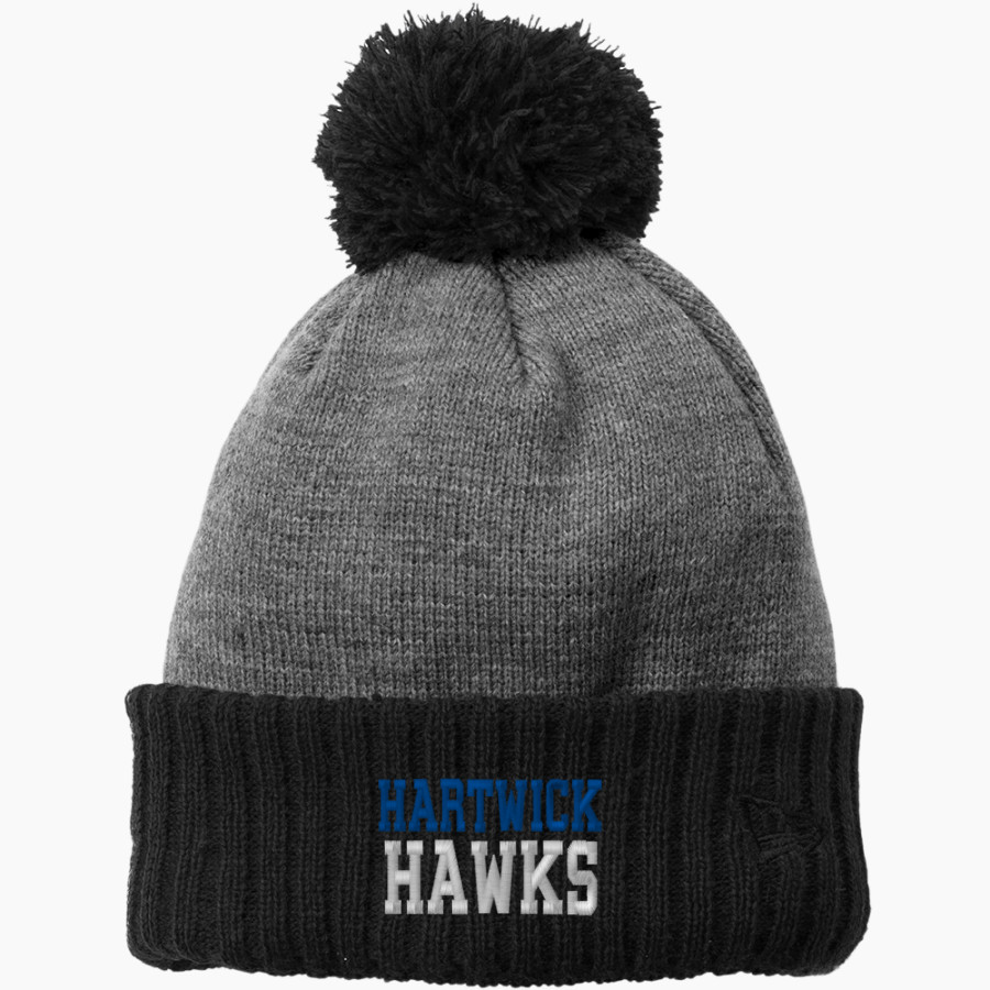 Hartwick Hawks New Era Colorblock Cuffed Beanie