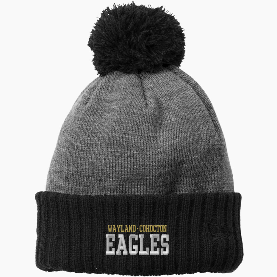Wayland-Cohocton Eagles New Era Colorblock Cuffed Beanie