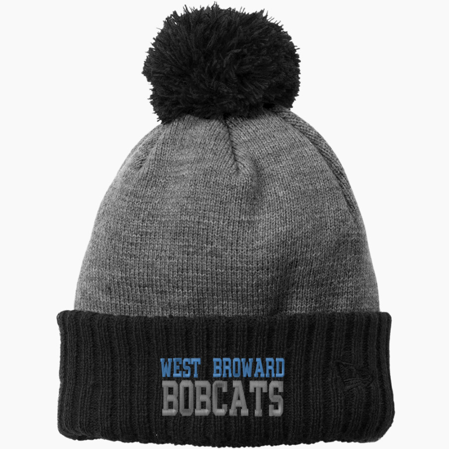 WEST BROWARD HIGH SCHOOL BOBCATS <span class="pdp-name-mascot">WEST BROWARD BOBCATS</span> New Era Colorblock Cuffed Beanie