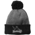 MIDWEST CENTRAL HIGH SCHOOL RAIDERS <span class="pdp-name-mascot">MIDWEST CENTRAL RAIDERS</span> New Era Colorblock Cuffed Beanie Front Thumbnail