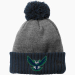 Warren Wilson Owls New Era Colorblock Cuffed Beanie Front Thumbnail