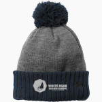 White Bear Sailing School <span class="pdp-name-mascot">White Bear Sailing School</span> New Era Colorblock Cuffed Beanie Front Thumbnail