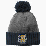 Rham Raptors <span class="pdp-name-mascot">Rham Sachems</span> New Era Colorblock Cuffed Beanie Front Thumbnail