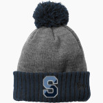 Springbrook Blue Devils New Era Colorblock Cuffed Beanie Front Thumbnail