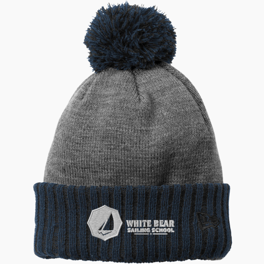 White Bear Sailing School <span class="pdp-name-mascot">White Bear Sailing School</span> New Era Colorblock Cuffed Beanie