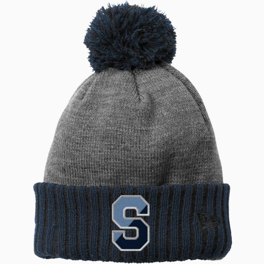 Springbrook Blue Devils New Era Colorblock Cuffed Beanie