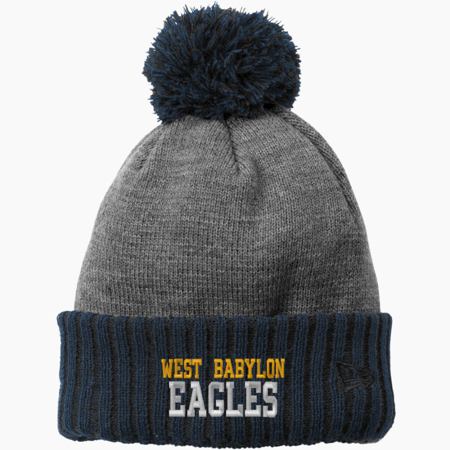 West Babylon Eagles <span class="pdp-name-mascot">West Babylon Eagles</span> New Era Colorblock Cuffed Beanie