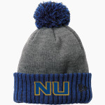 Northwest University Eagles Online Store New Era Colorblock Cuffed Beanie Front Thumbnail