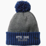 Notre Dame Bulldogs <span class="pdp-name-mascot">Notre Dame Bulldogs</span> New Era Colorblock Cuffed Beanie Front Thumbnail