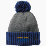GATLINBURG-PITTMAN HIGH SCHOOL HIGHLANDERS New Era Colorblock Cuffed Beanie Front Thumbnail