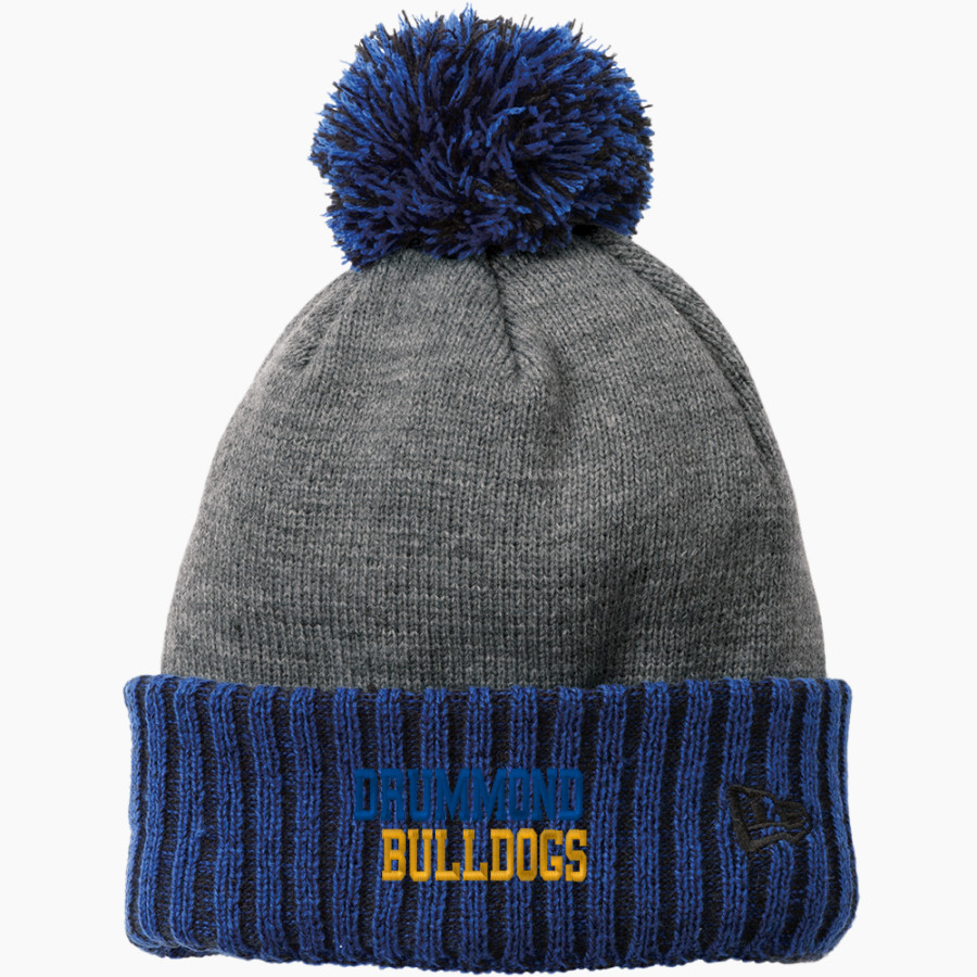 Drummond Bulldogs New Era Colorblock Cuffed Beanie