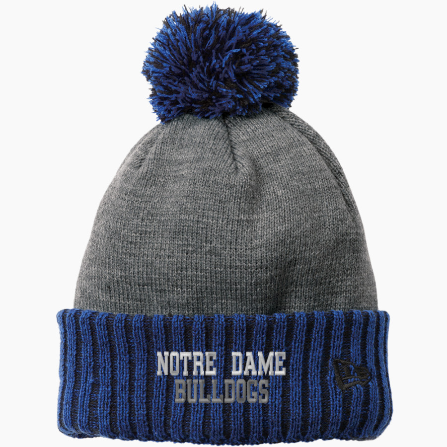 Notre Dame Bulldogs <span class="pdp-name-mascot">Notre Dame Bulldogs</span> New Era Colorblock Cuffed Beanie