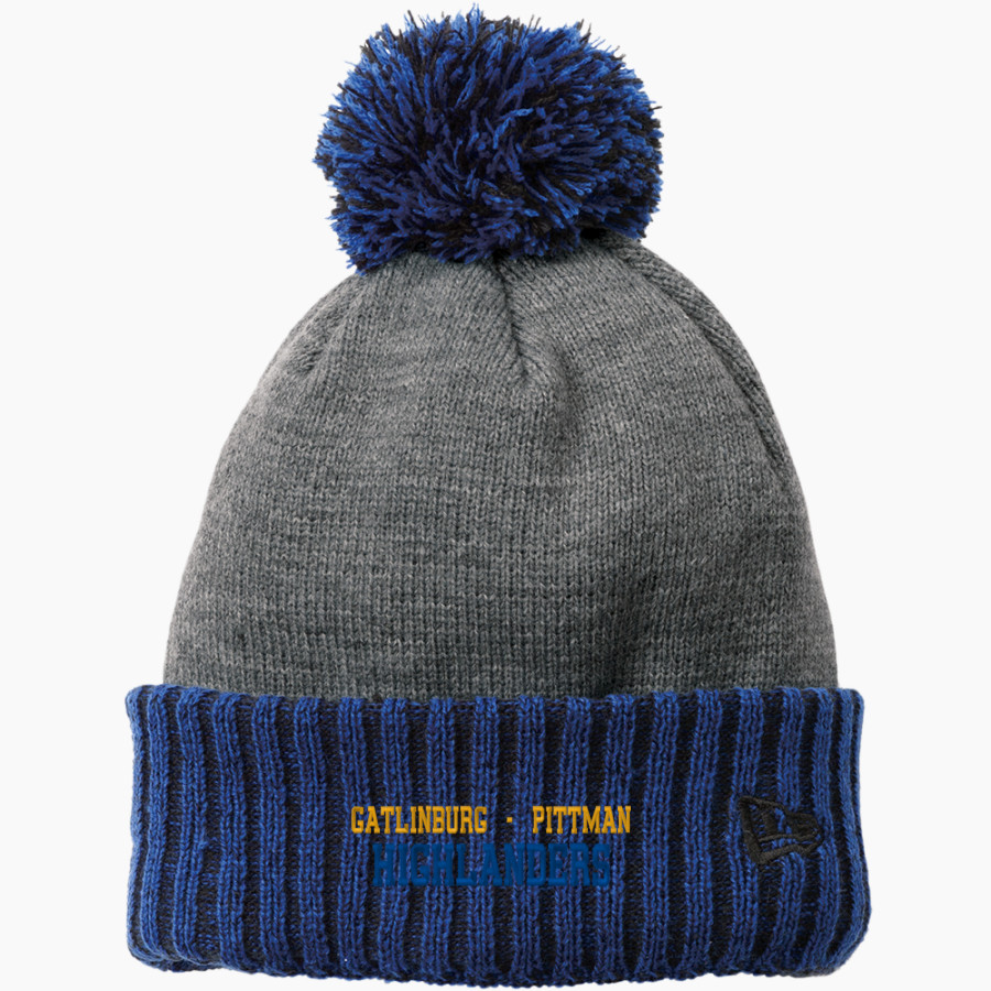 GATLINBURG-PITTMAN HIGH SCHOOL HIGHLANDERS New Era Colorblock Cuffed Beanie