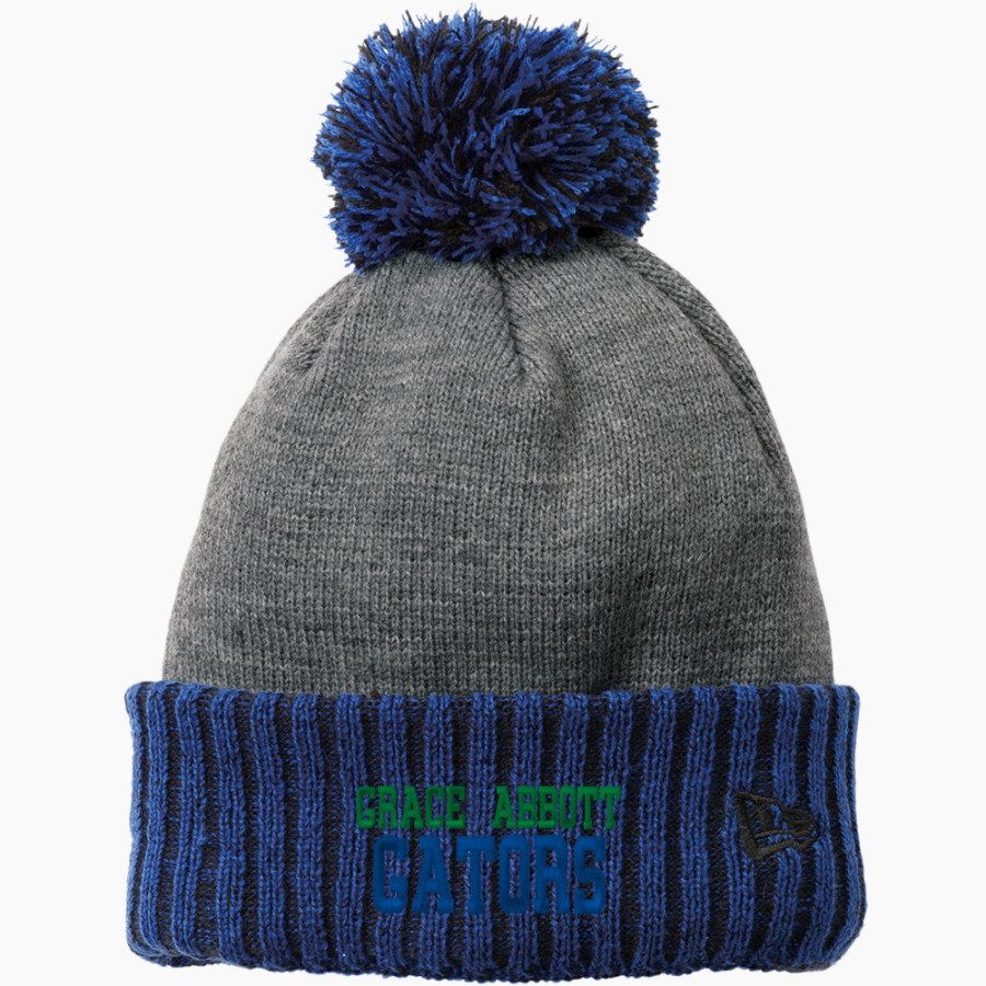GRACE ABBOTT Gators <span class="pdp-name-mascot">GRACE ABBOTT ELEMENTARY SCHOOL Alligators</span> New Era Colorblock Cuffed Beanie