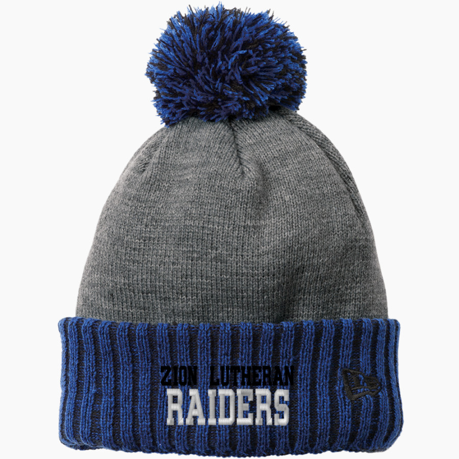 Zion Lutheran Raiders New Era Colorblock Cuffed Beanie