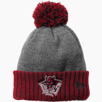 GREAT FALLS HIGH SCHOOL RED DEVILS New Era Colorblock Cuffed Beanie Front Thumbnail