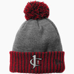 Jupiter Christian Eagles <span class="pdp-name-mascot">Jupiter Eagles</span> New Era Colorblock Cuffed Beanie Front Thumbnail