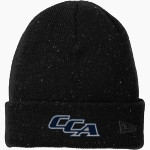 Clinton Christian Warriors New Era Speckled Beanie Front Thumbnail