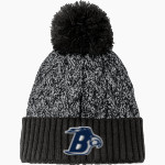 SAINT DOMINIC HIGH SCHOOL BAYHAWKS <span class="pdp-name-mascot">SAINT DOMINIC BAYHAWKS</span> New Era Marled Knit Pom Beanie Front Thumbnail