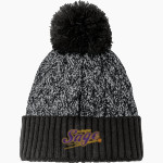 ARLINGTON SAGE ARLINGTON SAGE <span class="pdp-name-mascot">ARLINGTON SAGE</span> New Era Marled Knit Pom Beanie Front Thumbnail