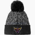 Minnesota State University Mankato <span class="pdp-name-mascot">Minnesota State Mavericks</span> New Era Marled Knit Pom Beanie Front Thumbnail