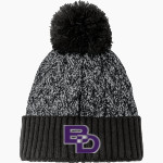 Ben Davis Giants New Era Marled Knit Pom Beanie Front Thumbnail