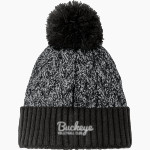 Buckeye Volleyball Club <span class="pdp-name-mascot">Buckeye Volleyball Club</span> New Era Marled Knit Pom Beanie Front Thumbnail