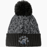 Hudson Explorers <span class="pdp-name-mascot">Hudson Explorers</span> New Era Marled Knit Pom Beanie Front Thumbnail