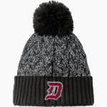 Dunedin Falcons <span class="pdp-name-mascot">Dunedin High School Falcons</span> New Era Marled Knit Pom Beanie Front Thumbnail