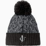 Jupiter Christian Eagles <span class="pdp-name-mascot">Jupiter Eagles</span> New Era Marled Knit Pom Beanie Front Thumbnail