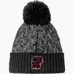 Jamesville DeWitt Red Rams <span class="pdp-name-mascot">Jamesville DeWitt Red Rams or JD Red Rams</span> New Era Marled Knit Pom Beanie Front Thumbnail